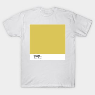 pantone 13-0648 TCX Green Sheen T-Shirt